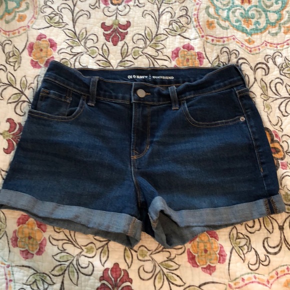 Old Navy Boyfriend Denim Shorts Size 4 - Picture 1 of 3